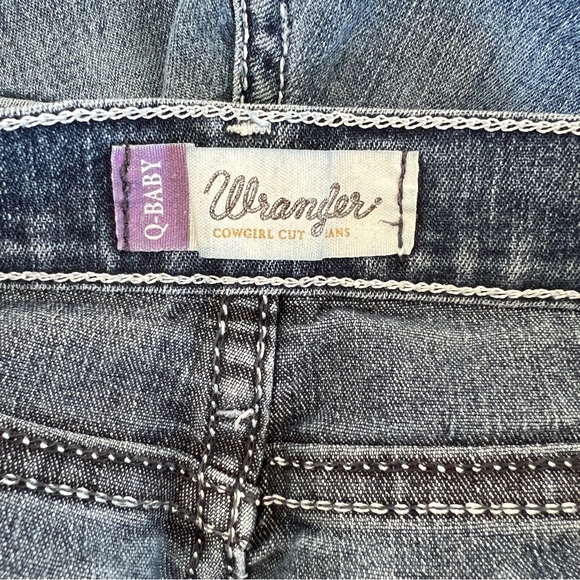 Wrangler Patchwork Denim Maxi Jean Skirt Size - Picture 14 of 16